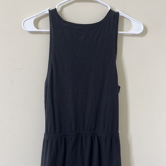 Aerie Black Dark Grey Cut-Out Knit Dress Size Small - Picture 6 of 9